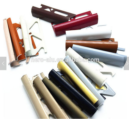 Ngói nhôm tròn Trang trí chống ăn mòn cao Cầu thang ngoài trời Keo silicone Màu kim loại