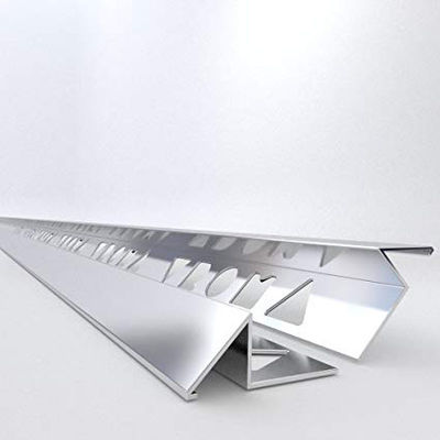 Ngói nhôm hình tam giác Cắt góc nhôm hình vuông cạnh Ngói trang trí gạch Chrome