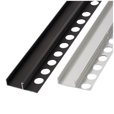Hồ sơ đùn nhôm Tấm ốp chân tường Nhôm Bước cắt cạnh 2,5m