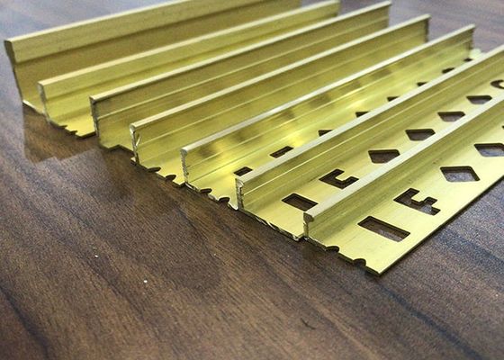 Xén cạnh bằng đồng thau cho gạch trang trí gạch gốm 2,5m