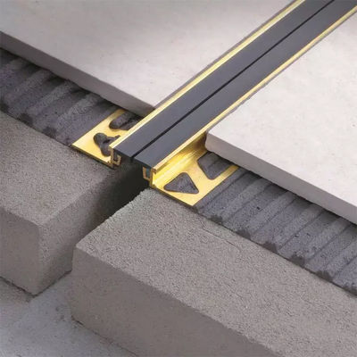 Ngói nhôm kim loại Trang trí sàn gỗ Gốm khe co giãn
