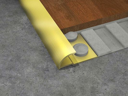 Quanh tròn góc bên trong Ngói bằng thép không gỉ Trang trí dải hoàn thiện 1,8m