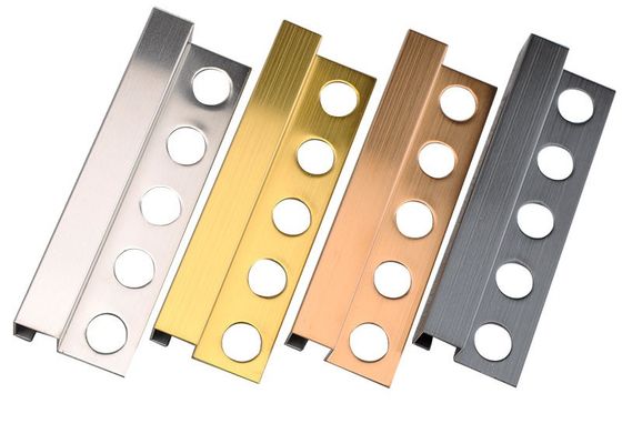 410 Tấm lát trang trí cạnh dải chuyển tiếp bằng thép không gỉ