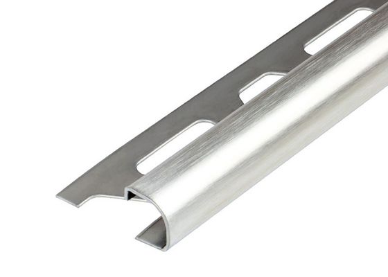 Tấm cắt góc bằng thép không gỉ 2,5m Giá đỡ cạnh ngói bằng gốm Dải cắt cạnh ngói