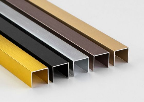 Ngói nhôm 3.0m Trang trí góc nhôm Trim Anodised