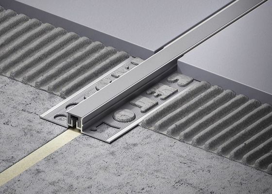 Khớp nối chuyển động ngói nhôm để kiểm soát độ giãn nở Khớp nối sàn gỗ Andtile Trim