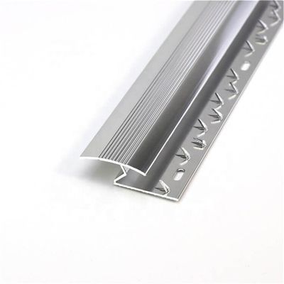 Nhôm bạc Z Phần nhôm Thảm trang trí 15mm Cạnh trang trí thảm