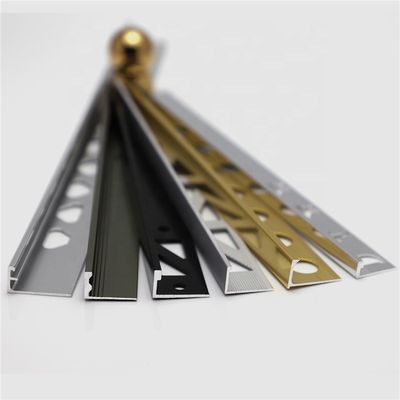 Ngói gốm 25mm Trang trí góc bằng nhôm Hình dạng L
