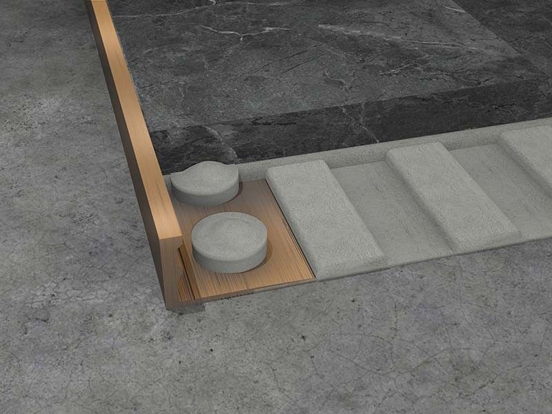 Thép không gỉ 2,5m Hình chữ L Cắt tỉa góc Cắt hoàn thiện Dải hoàn thiện 8 10mm