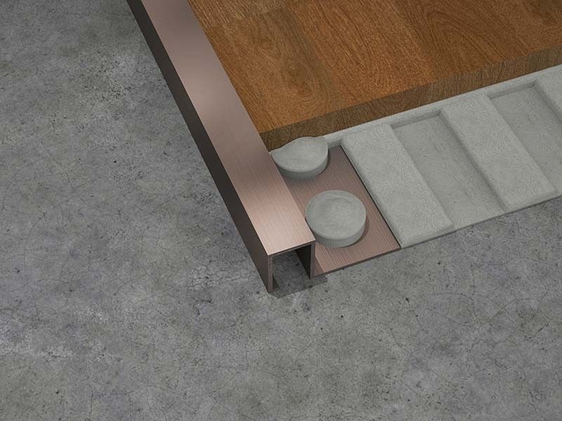 1,8m thép không gỉ cạnh vuông góc trang trí gạch góc chống cháy Trang trí cạnh gạch
