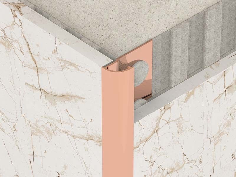 Kim loại sáng 0,6mm Trang trí tròn bằng thép không gỉ cho góc tròn