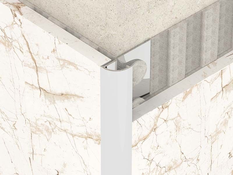 Kim loại sáng 0,6mm Trang trí tròn bằng thép không gỉ cho góc tròn
