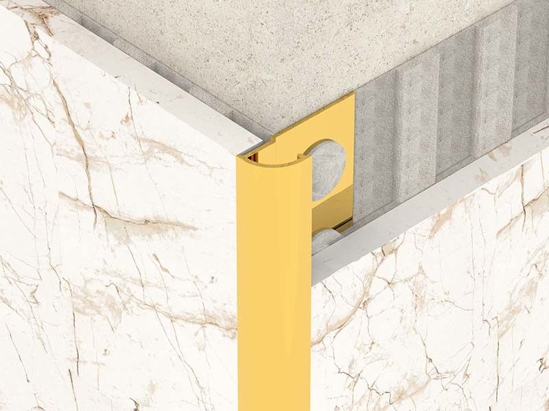 Kim loại sáng 0,6mm Trang trí tròn bằng thép không gỉ cho góc tròn