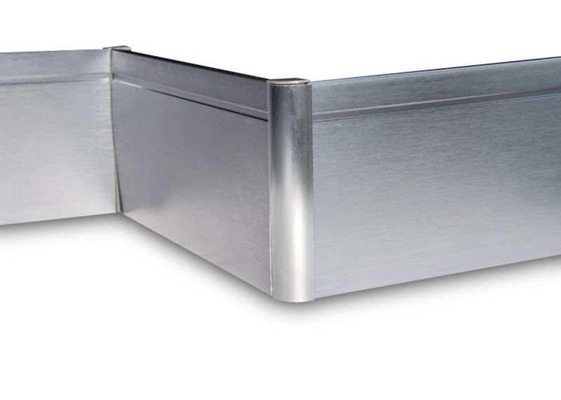 Tấm ốp chân tường chống thấm Anodized Trang trí bảo vệ chân tường