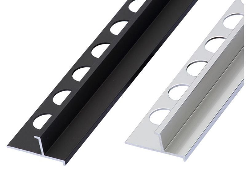 Decorative metallic interior baseboard for Aluminum cover line skirting board for tile trim