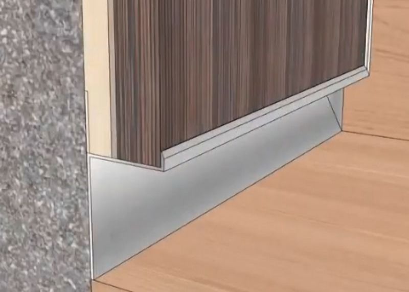 Tấm ốp chân tường bằng thép không gỉ được đánh bóng Dây chuyền ốp chân tường bằng thép không gỉ