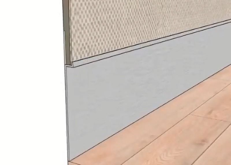 Tấm ốp chân tường bằng kim loại không thấm nước Bunnings 2mm